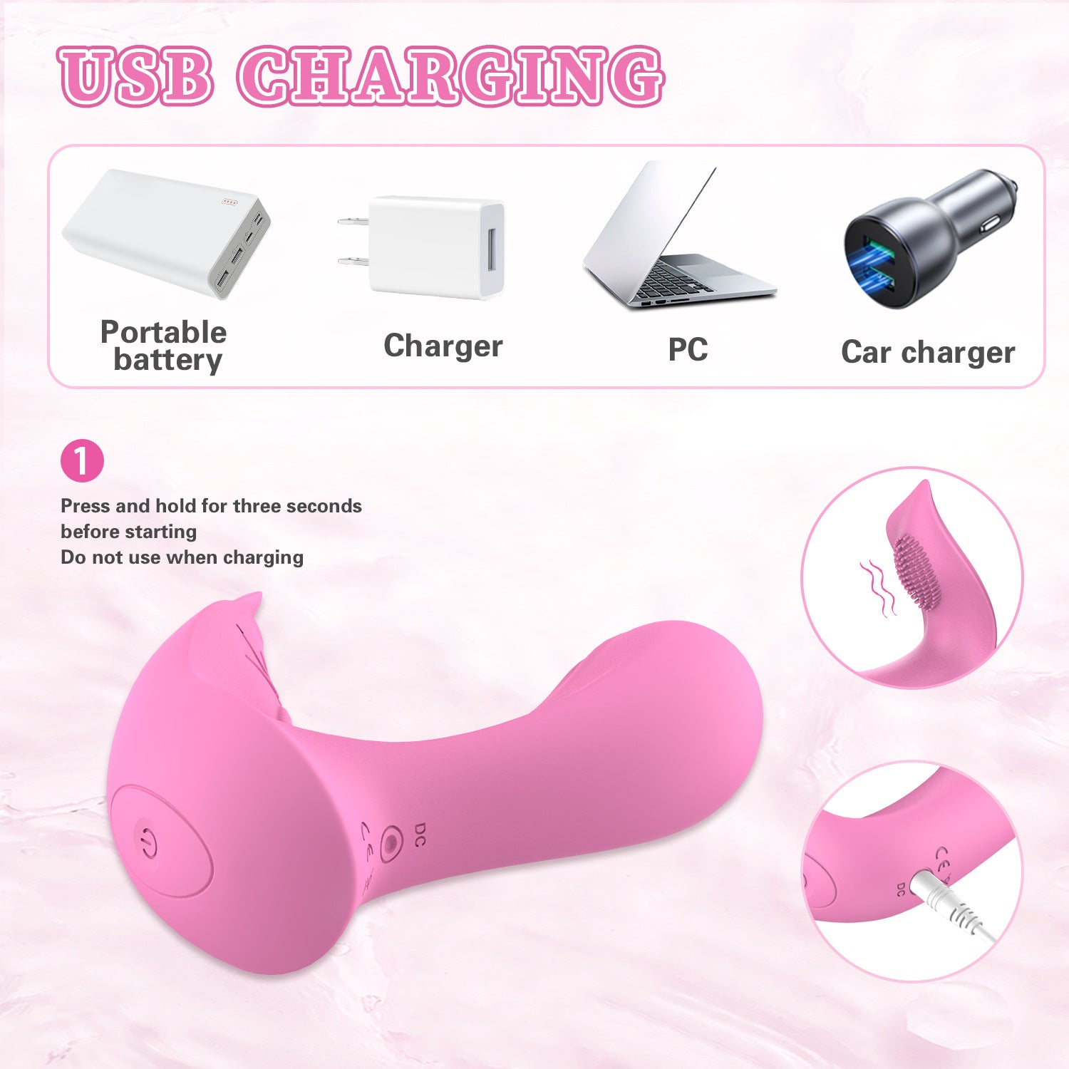 Onlynse Sex Outdoor Wearable Butterfly Vibrator Dildo Wearing Body Female Sex Toy