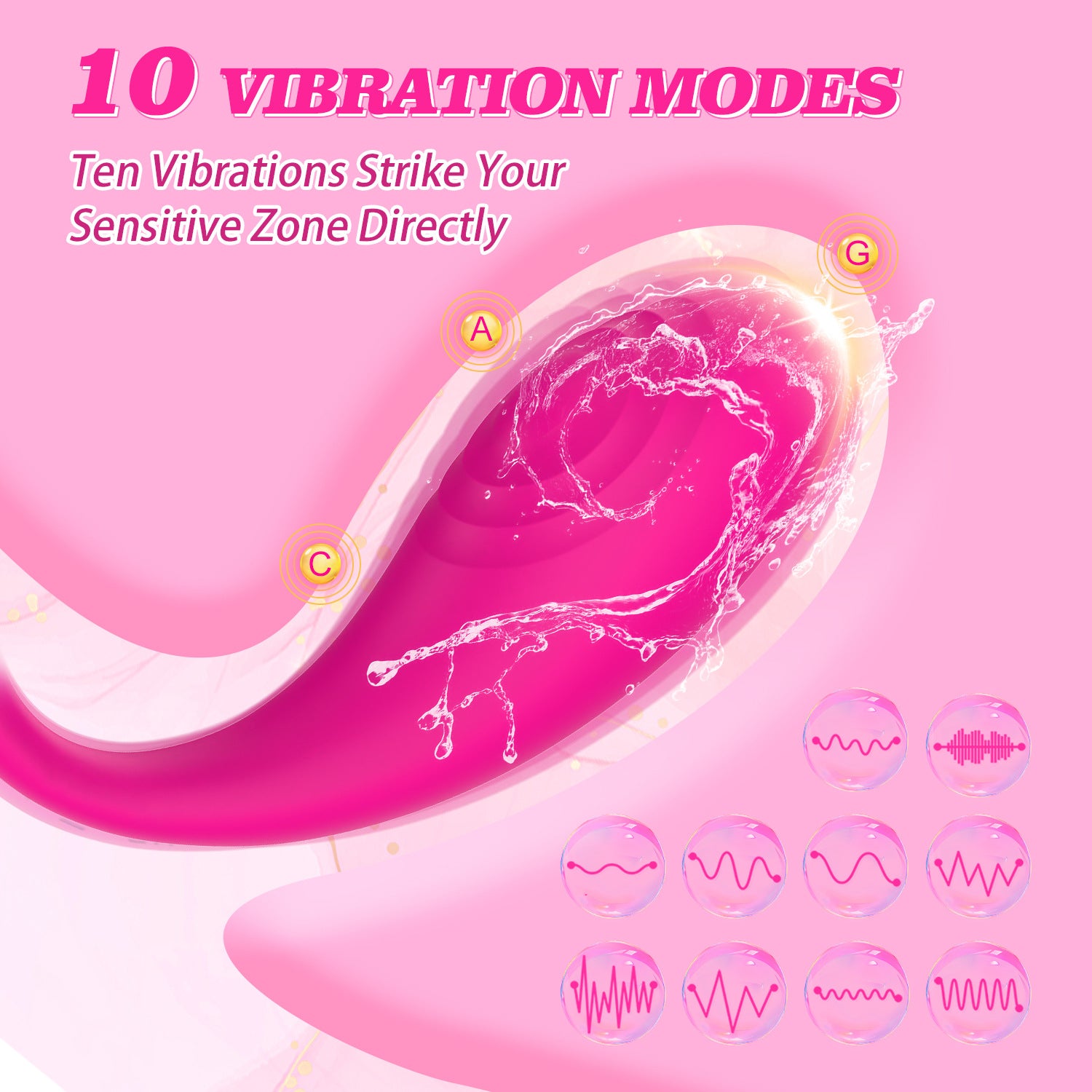 Onlynse APP Tadpole Vibrator Wearing Vibration Massage Jumping Egg Female Masturbation Sex Toys