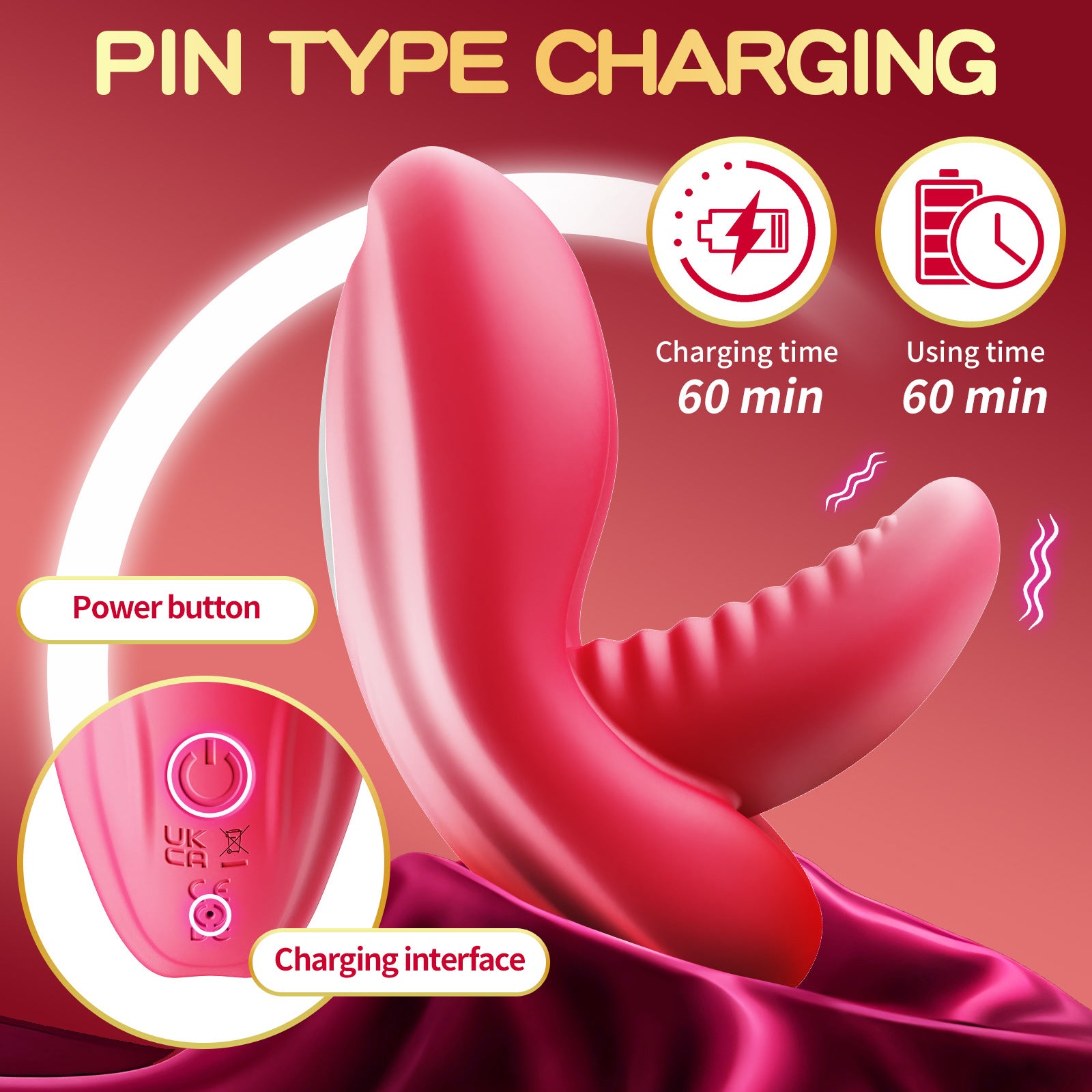 Onlynse Secret Language No. 1 Women's Love Tongue Wireless Remote Control Masturbation Vibration Massager