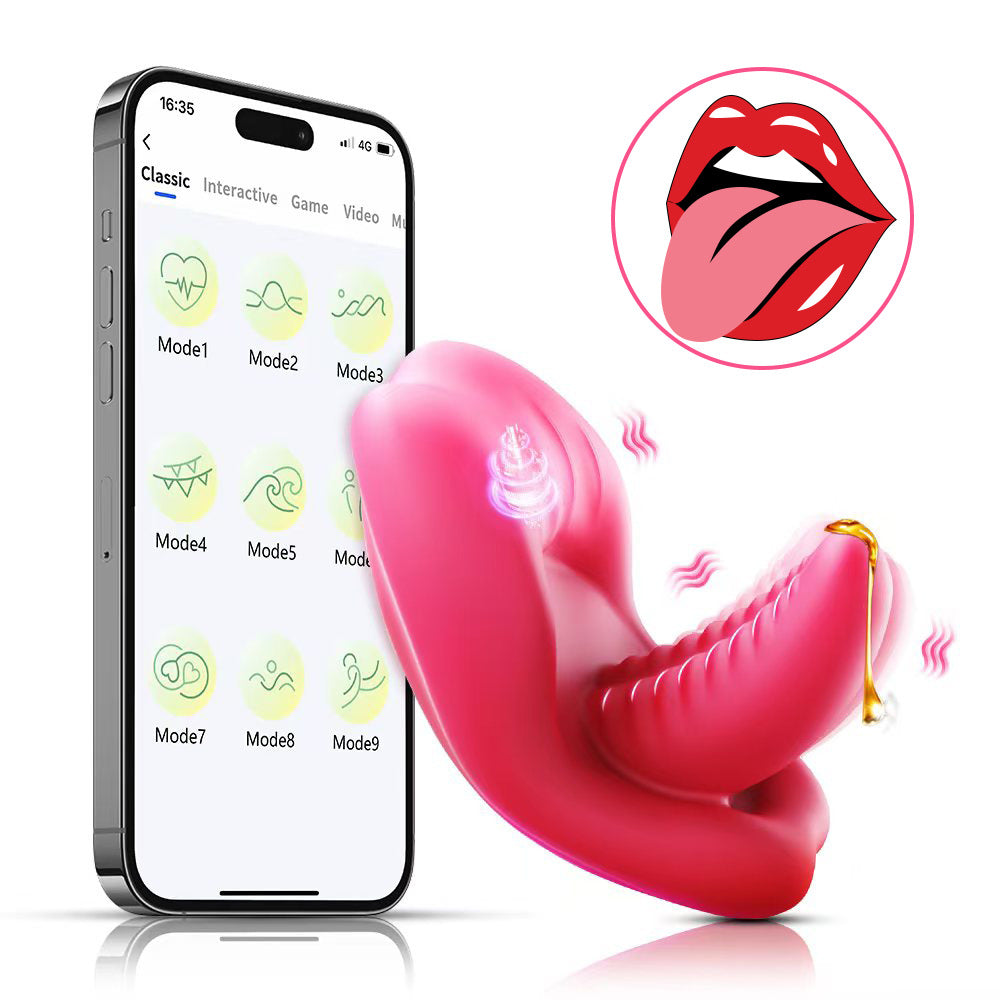Onlynse Secret Language No. 1 Women's Love Tongue Wireless Remote Control Masturbation Vibration Massager